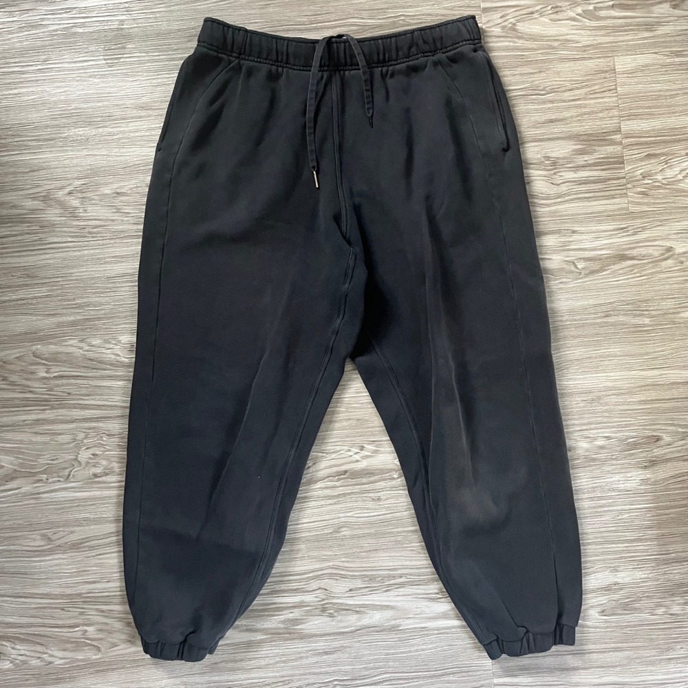 Lululemon Scuba High-Rise Jogger Black Fleece Sweatpants LW5DIOS Size L